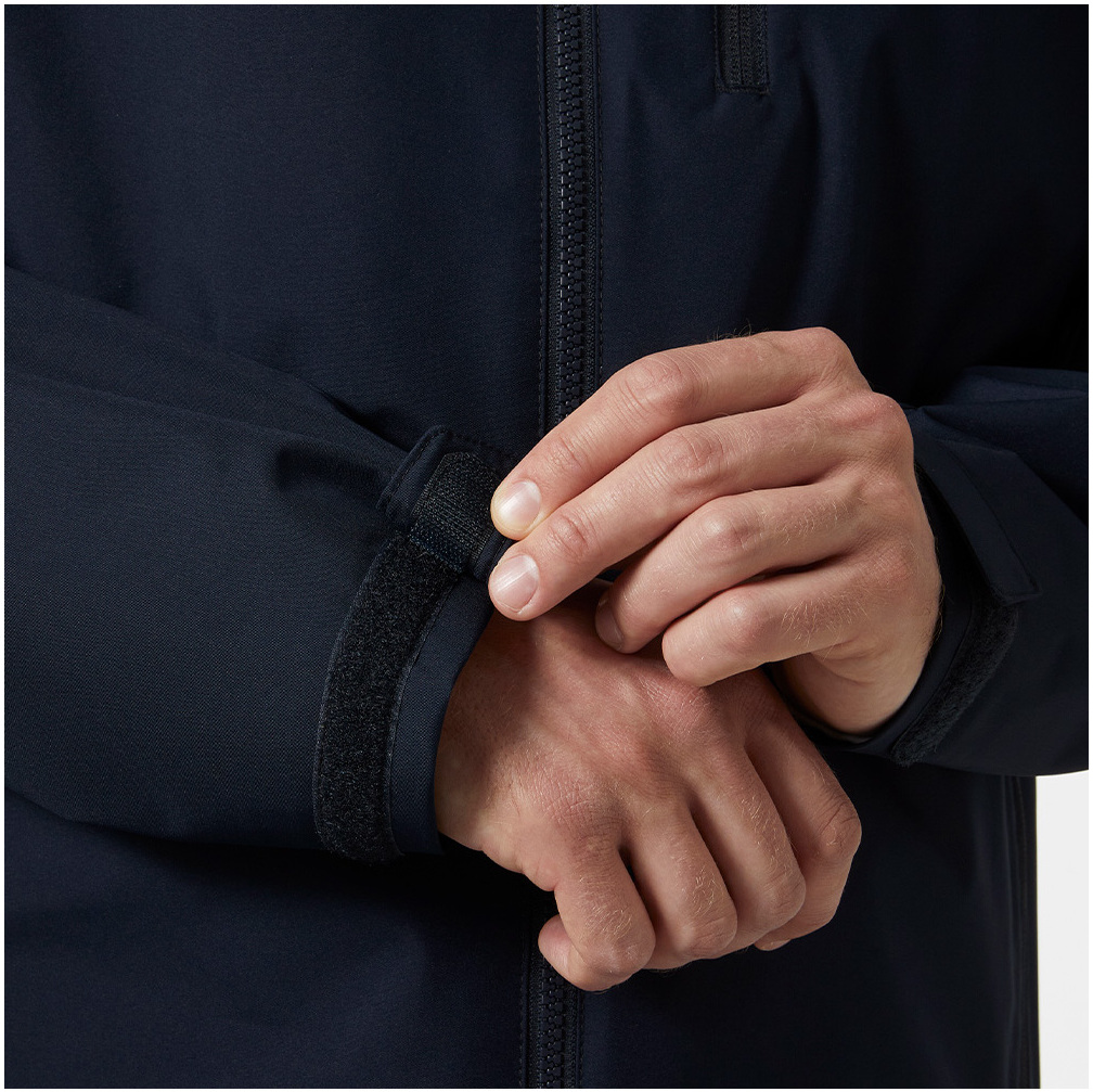 2026 Helly Hansen Mens Crew Casaco De Vela De Camada Intermédia Com Capuz 2.0 34442 - Navy